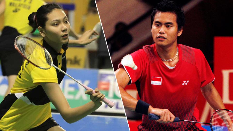 Gloria Emanuelle Widjaja (kiri) dan Tontowi Ahmad. - INDOSPORT